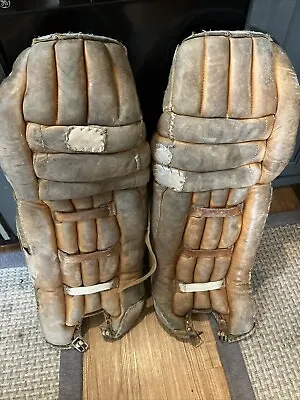 D&R Vintage Leather Goalie Leg Pads • $109.99
