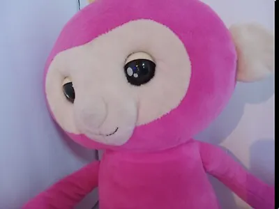 Mechanical Eyes..Large Plush...Hugging ..Talking Plush Monkey...Pink..Wow Wee • $18