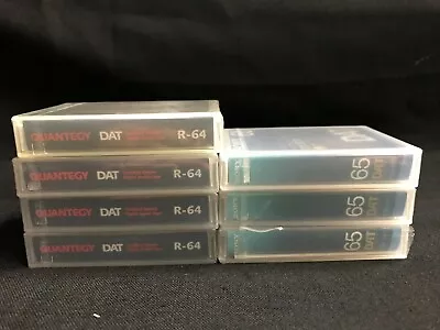 DAT Cartridges-Lot Of 7 Digital Audio Tapes Sony PDP-65C/Quantegy R64 • $50