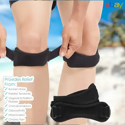 Patella Knee Support Brace Strap Magnetic Knee  Arthritis Pain Relief Running • £3.45