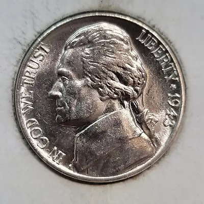 1943 D Denver Mint Silver Jefferson War Nickel • $7.95