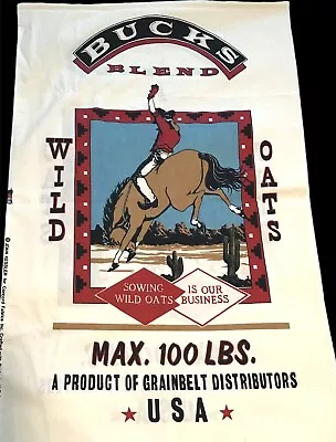 Joan Kessler For Concord Fabrics Wild Oats Lightweight Cotton Sack Horse Western • $36