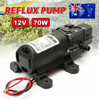 70W Water Pump 6L/Min 12V 130PSI High Pressure Self-Priming Caravan Camping Boat • $21.23