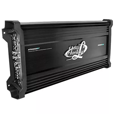 1 Lanzar HTG558BT Amplifier 5 Channels 3000 Watt Max Bonnet Trunk Car • £204.60