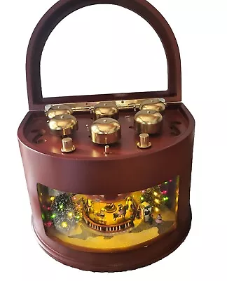 Mr. Christmas Animated Symphony Of Bells Carousel WORKS Original Box Incl.  • $99.99