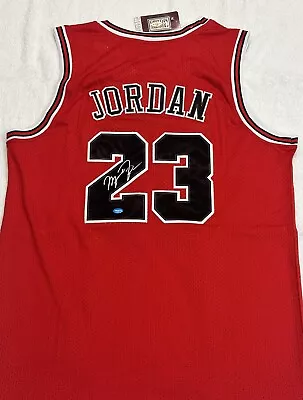 Michael Jordan Signed Chicago Bulls NBA Basketball Jersey With COA • $799