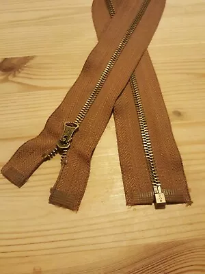 1× 24'' Inch Conmar USA Vintage Style Repro Antique Metal Jacket Zip • $7.39