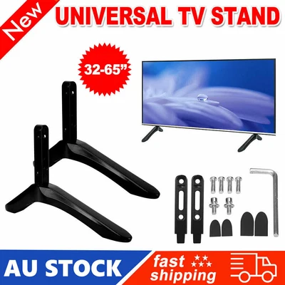 $25.97 • Buy TV Stand Base Mount Universal Television Bracket For 32- 65Inch Samsung Sony LCD