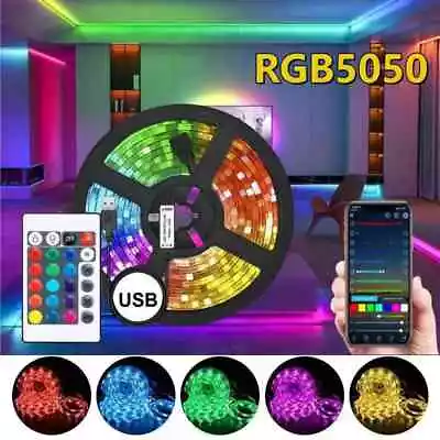 LED Strip Light RGB Color USB Tape Bluetooth LED Strip • $19