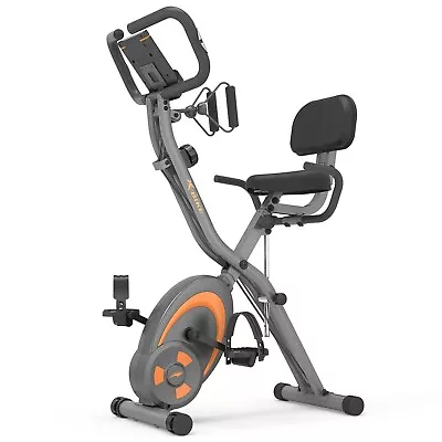 Folding Stationary Cycling Workout Exercise Bike W/ LCD Monitor 12 Levels AU2280 • $259