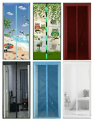 MAGIC Magnetic Insect Door Net Screen Bug Mosquito Fly Insect Mesh Guard Curtain • £6.90