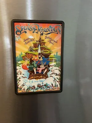 $19.99 • Buy SPLASH MOUNTAIN Disney Song Of The South Magic Kingdom Magnet Frame 4x6