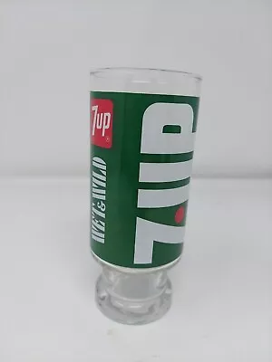 Wet & Wild - 7 UP - The Uncola - Green - Soda Drinking Glass • $17.99