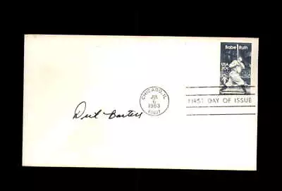 Dick Bartell Signed 1983 FDC Babe Ruth Cache First Day Cover Autograph • $15