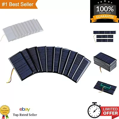 DIY Solar Panels - 10Pcs 5V 60mA Mini Polycrystalline Cells For Solar Projects • $27.99