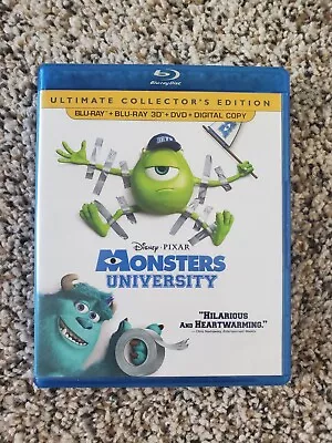 Monsters University (Blu-ray 3D/2D/DVD/Bonus 2013) NO DIGITAL  • $5.99