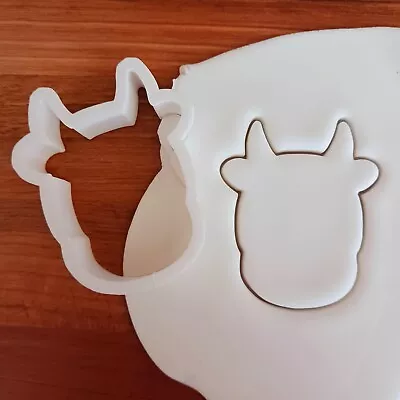 Cow Cute Cookie Cutter Biscuit Dough Pastry Fondant Farm Animal Baby Shower • £3.55