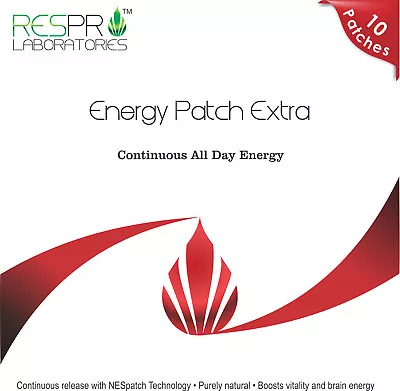 Respro Labs Energy Patch Extra With B12 Continuous Release 10 Patches • $14.99