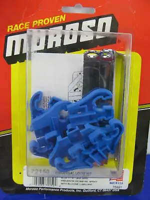 Moroso 72150 Universal Blue/Chrome 7-9mm Ignition Spark Plug Wire Separator Loom • $14.88
