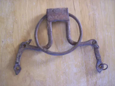 Antique Mexican Ring Bit Old Rusty Iron Bit Vintage 1800's • $95