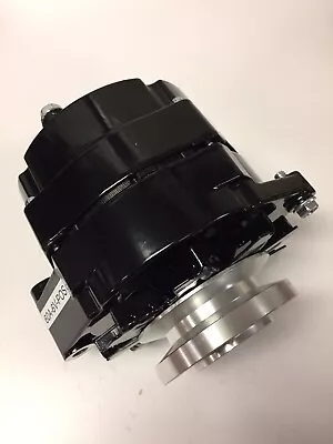 $271.83 • Buy 12v Neg 60a Blk Pc Alternator 1932-1938 Ford Flathead V8 W/ Radiator Fan Pulley 