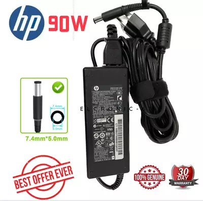 OEM AC Power Charger Adapter F/ HP L39754-003 L40098-001 19V 4.74A 90W 7.4*5.0MM • $9.99