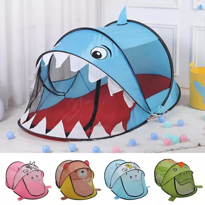 Lovely POP UP Children PLAYHOUSE KIDS PLAY OCEAN TENT BABY TUNNEL BALL PIT • £13.95
