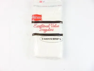 Vintage Hanes Mens Briefs Size 28 3 Pack Sealed • $75