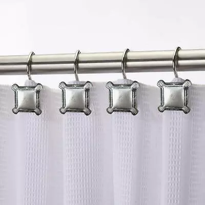 Set Of 12 Shower Curtain Hooks By Household Trends New In Original Packaging • $4.59