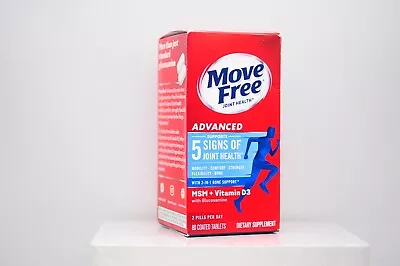 Schiff Move Free Advanced Glucosamine & Chondroitin MSM Joint 80ct EXP 10/24+ • $18.99