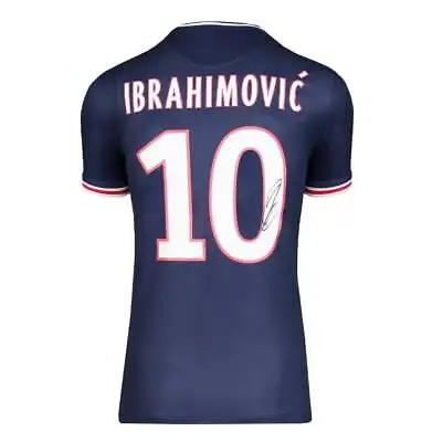 Zlatan Ibrahimovic Signed PSG Shirt: Home 2020-21 Autograph Jersey • $1939.62