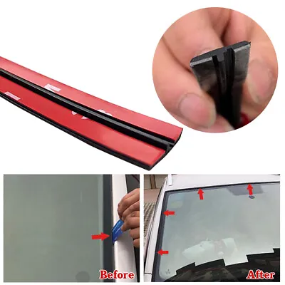 Car Rear Windshield Window Trim Edge Moulding Rubber Weatherstrip Seal Strip 3M • $8.95