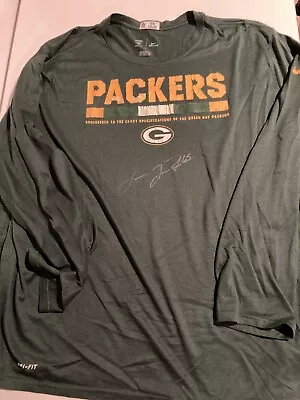 Lane Taylor Signed Nike Packers Issued Game Practice Worn Used Nfl Shirt Used • $104.99