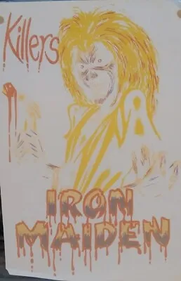 Iron Maiden  Vintage T. Shirt Transfer #3 Killers 80s Rock Metal • £6.99