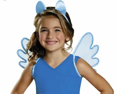 My Little Pony Rainbow Dash Wings Headband Tail Age 3+ Halloween Costume New • $21.97