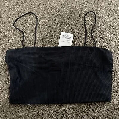 Kookai Black Crop Top New With Tags Size 0 Size 34-36 • $10