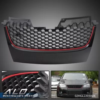 Honeycomb Style Front Bumper Upper Grill Fit For 2006-2009 VW GTI GLI Jetta MK5 • $40.90