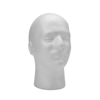 £5.11 • Buy Polystyrene Foam Mannequin Display Head Male & Children Uk Model Dummy Wigs Hot