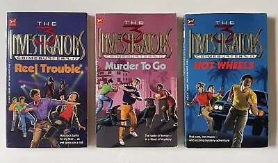 The Three Investigators Crimebusters Book Lot X 3 • $15.95