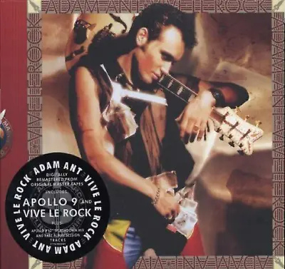 ADAM ANT - Vive Le Rock - CD - Extra Tracks Import Original Recording NEW SEALED • £11.95