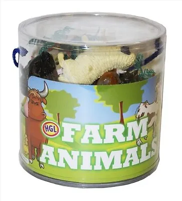 £7.93 • Buy Plastic Wild Farm Yard Animals Model Figure Kids Toys Both Indoor/Outdoor Play
