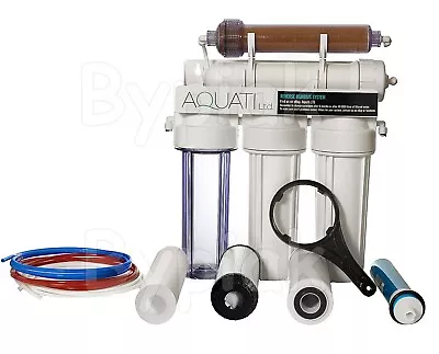 £81.80 • Buy NEW 5 Stage RO & DI Resin Reverse Osmosis Water Filter System 50/75/100/150GPD