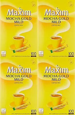 Korean Instant Coffee Mix Maxim Mocha Gold Mild 400 Sticks • $249