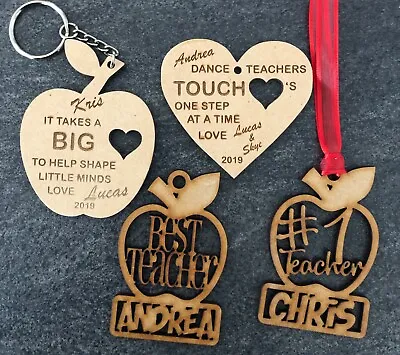 Teacher Gift Tags / Keyring • $6