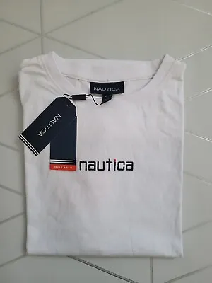 Nautica Hatton T-shirt Mens Size Medium White • £9