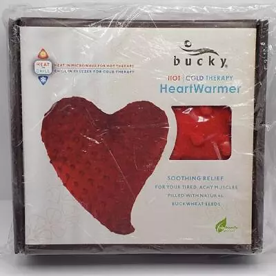 NEW Travel Size Bucky Heartwarmer Mini Hot & Cold Therapy Pad Red Small • $15