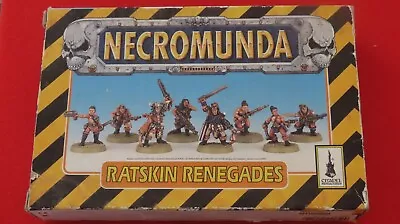 Games Workshop Necromunda Ratskin Renegades Boxed Set Complete Part Painted • £129.99