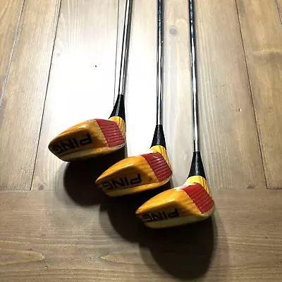 Karsten Ping Zing Blonde 1 3 & 5 Wood Driver RH USA Vintage Woods • $129.99