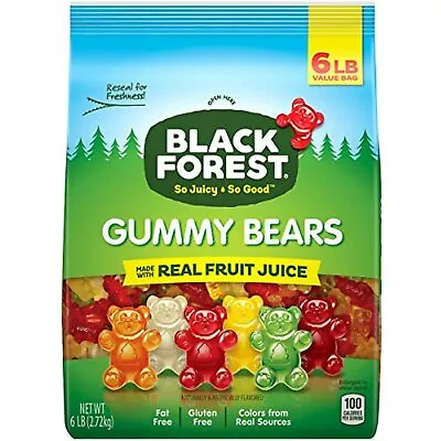 $25.85 • Buy Black Forest Gummy Bears Candy, 6 Lb