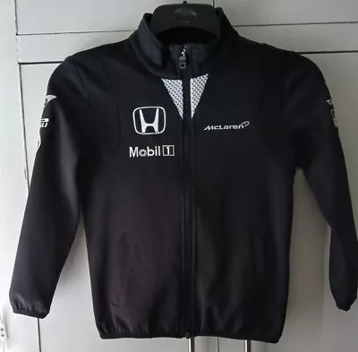 Mclaren Honda F1 Team Zip Up Jacket Size UK Medium Childs 28  Chest • $7.58